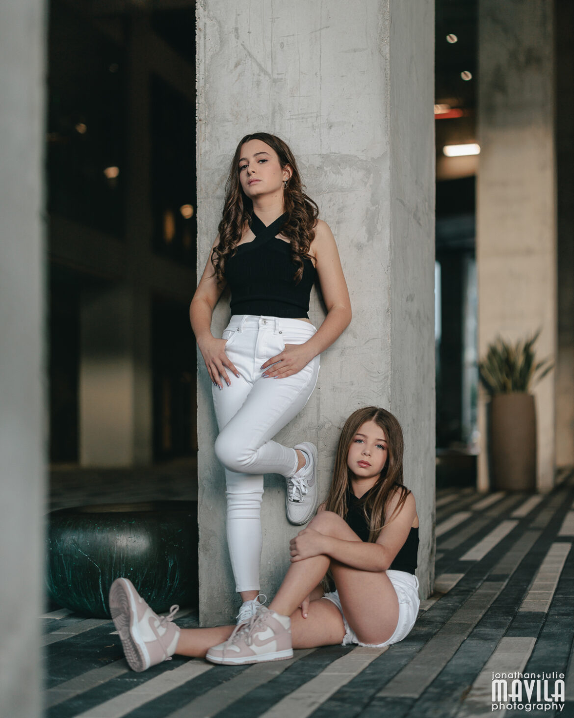 emmy and lila cohen portraits | fort lauderdale, florida